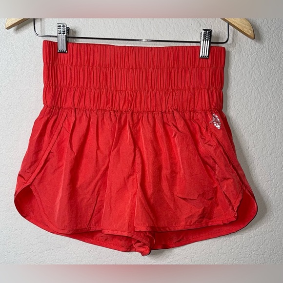 Free People The Way Home Shorts NWOT Size Small Orange - Picture 4 of 11